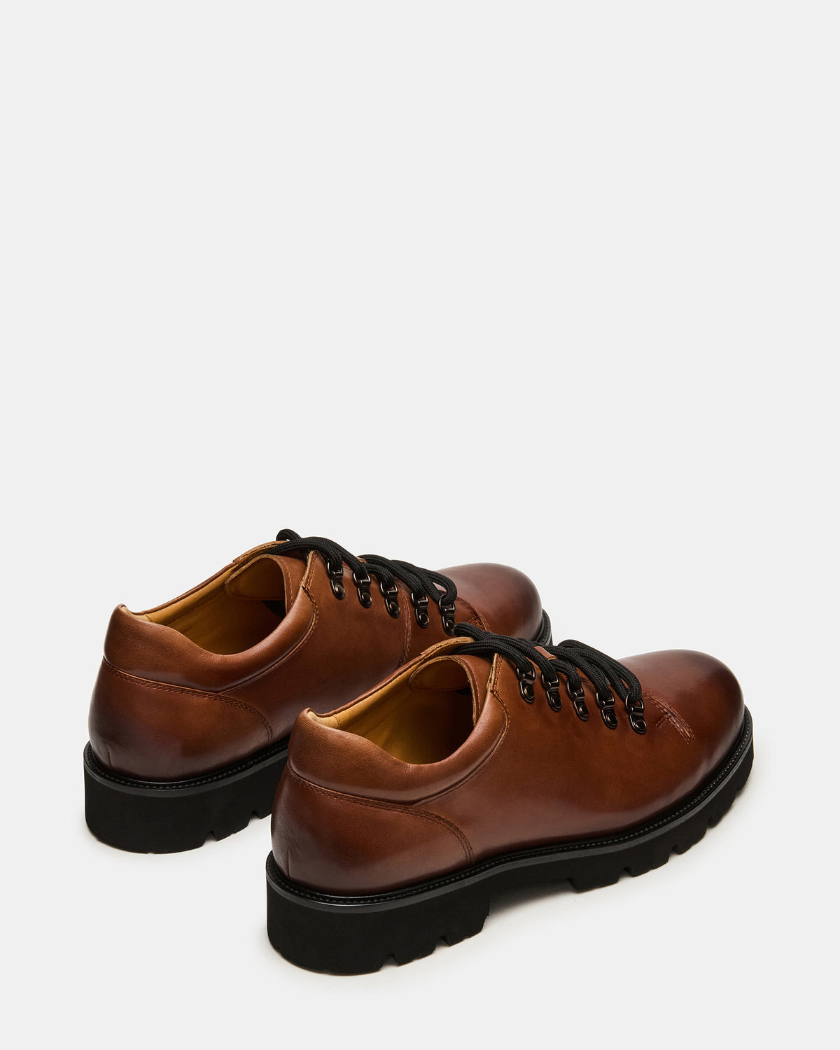 TURBO Dark Tan Lace-Up Dress Shoe Steve Madden DARK TAN
