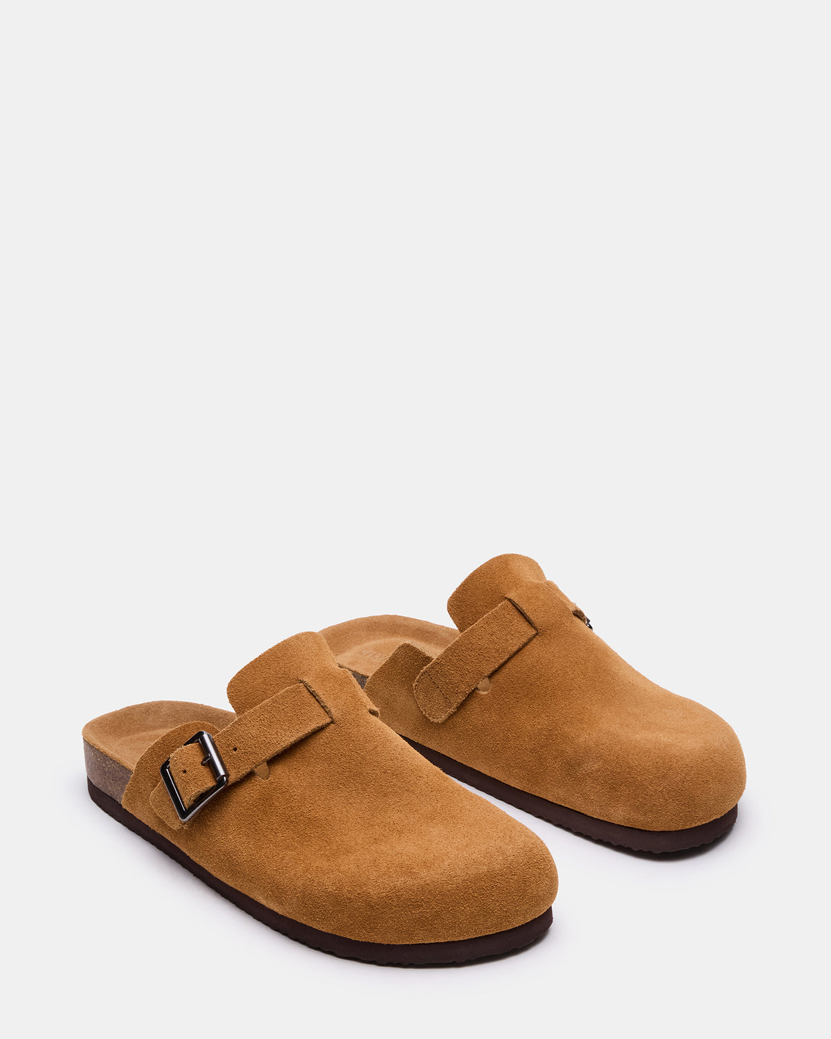 WILDERR Chestnut Suede Slip-On Men's Casual Clog Steve Madden CHESTNUT SUEDE