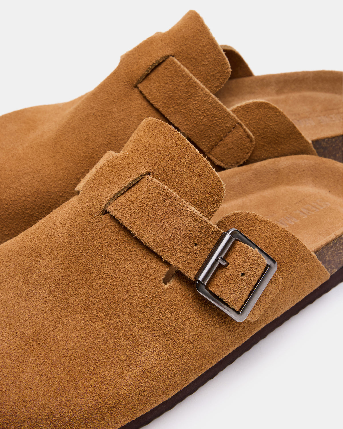 WILDERR Chestnut Suede Slip-On Men's Casual Clog Steve Madden CHESTNUT SUEDE