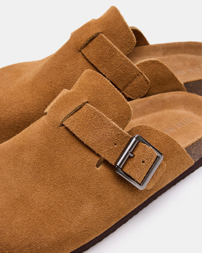 WILDERR Chestnut Suede Slip-On Men's Casual Clog Steve Madden CHESTNUT SUEDE