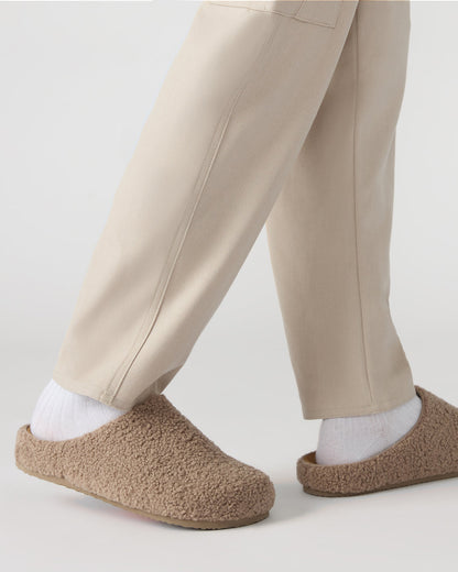 WENDELIN Taupe Faux Shearling Footbed Slip-On Men's Casual Clog Steve Madden TAUPE