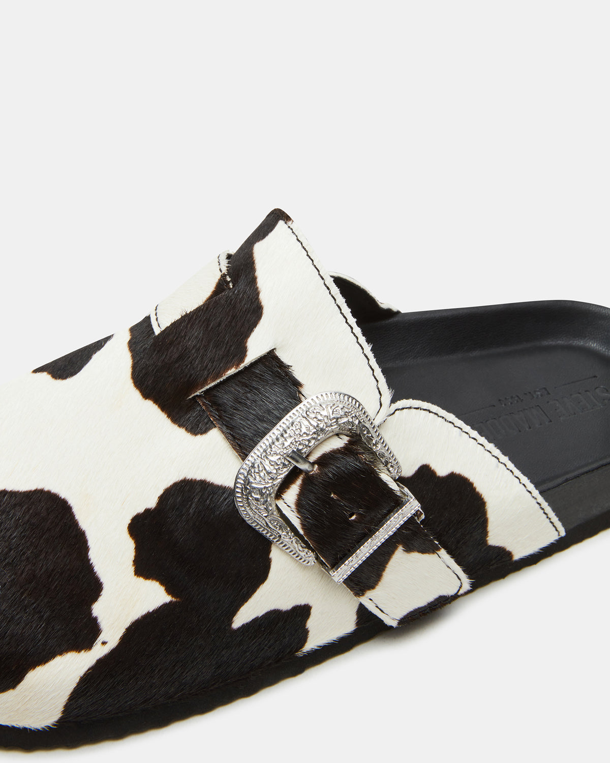 WOOLY Black Multi Slip-On Men's Casual Clog Steve Madden BLACK MULTI