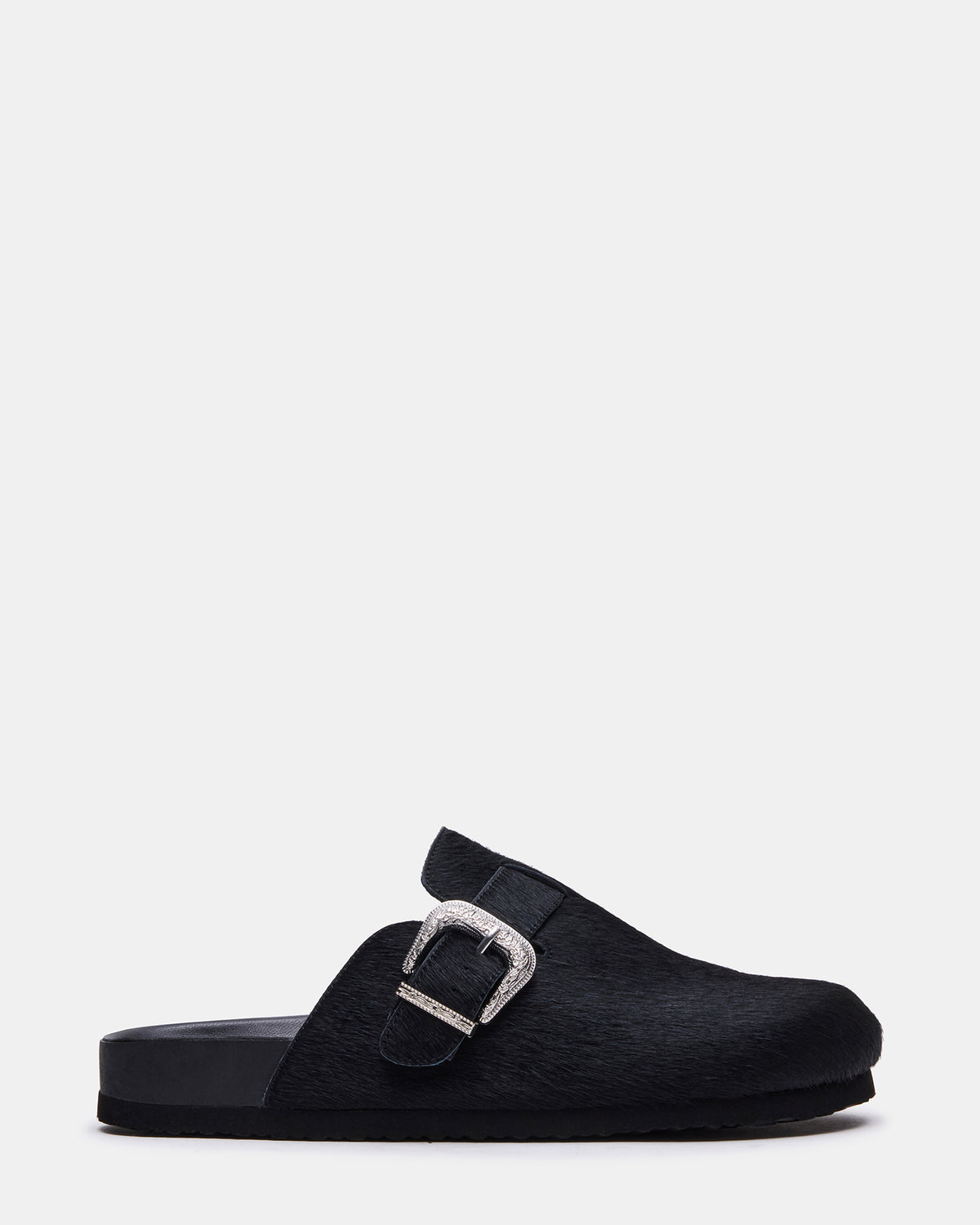 WOOLY Black Slip-On Men's Casual Clog Steve Madden BLACK