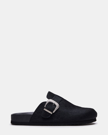 WOOLY Black Slip-On Men's Casual Clog Steve Madden BLACK