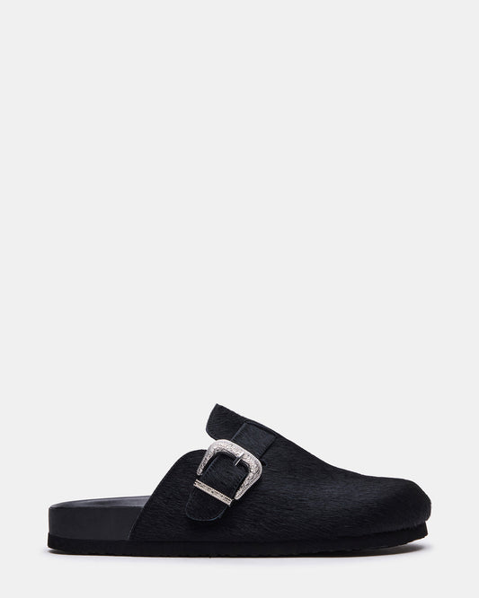 WOOLY Black Slip-On Men's Casual Clog Steve Madden BLACK