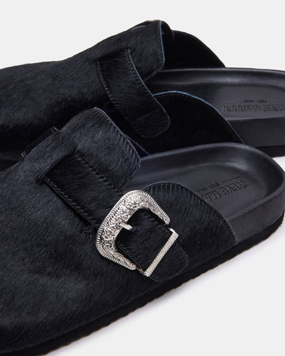 WOOLY Black Slip-On Men's Casual Clog Steve Madden BLACK