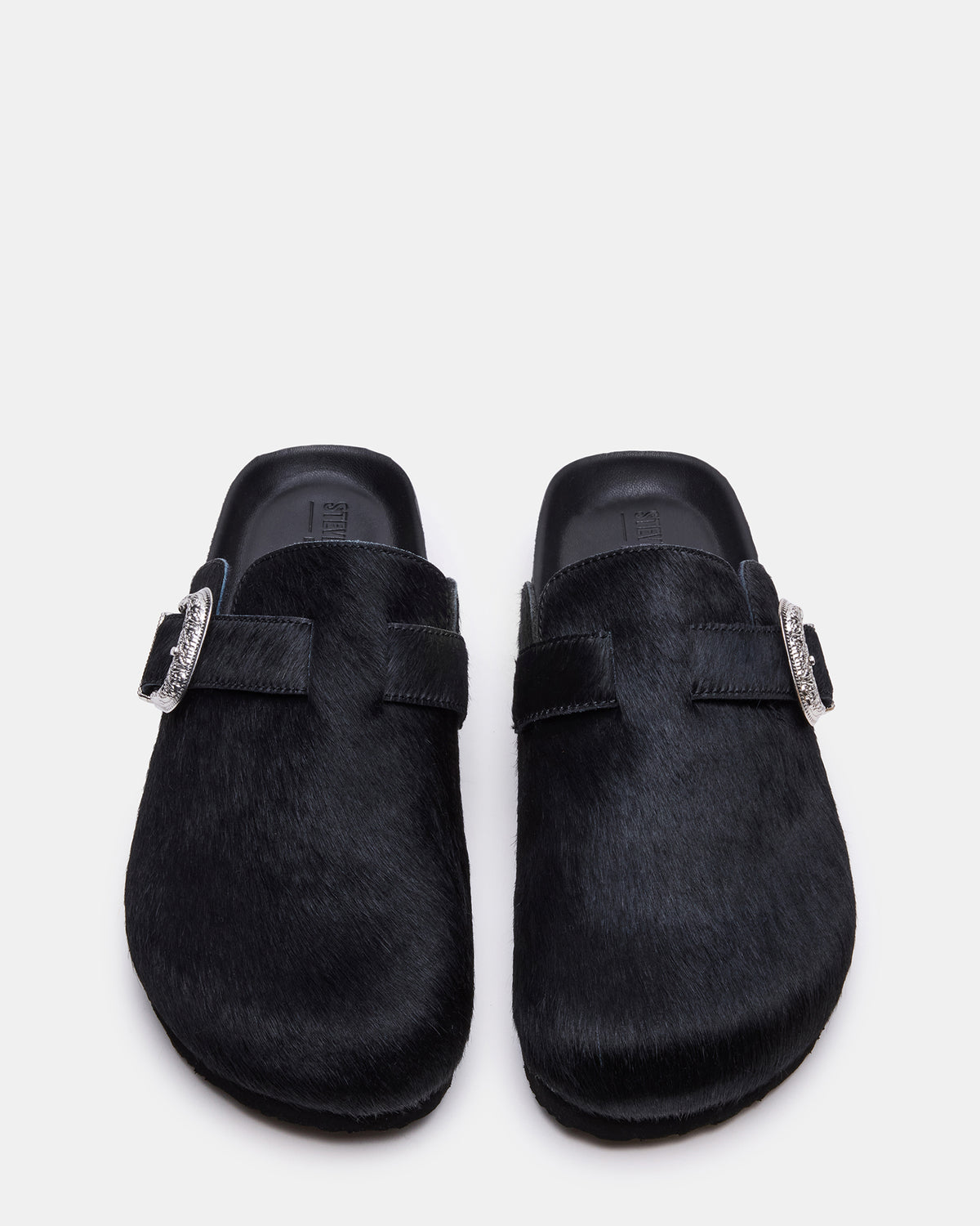 WOOLY Black Slip-On Men's Casual Clog Steve Madden BLACK