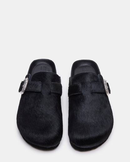 WOOLY Black Slip-On Men's Casual Clog Steve Madden BLACK