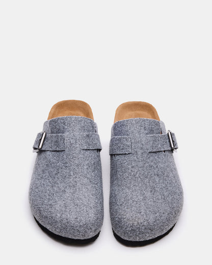 WILDERR Grey Flannel Slip-On Men's Casual Clog Steve Madden GREY FLANNEL