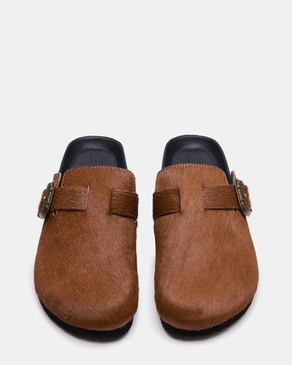 WOOLY Chestnut Slip-On Men's Casual Clog Steve Madden CHESTNUT