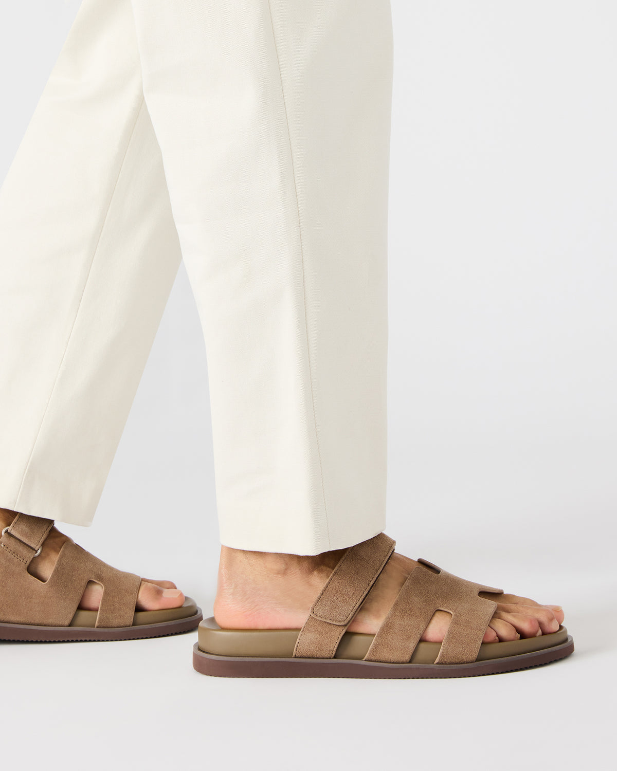 MAIVEN Taupe Suede Men's Fisherman Sandal Steve Madden TAUPE SUEDE