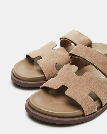 MAIVEN Taupe Suede Men's Fisherman Sandal Steve Madden TAUPE SUEDE