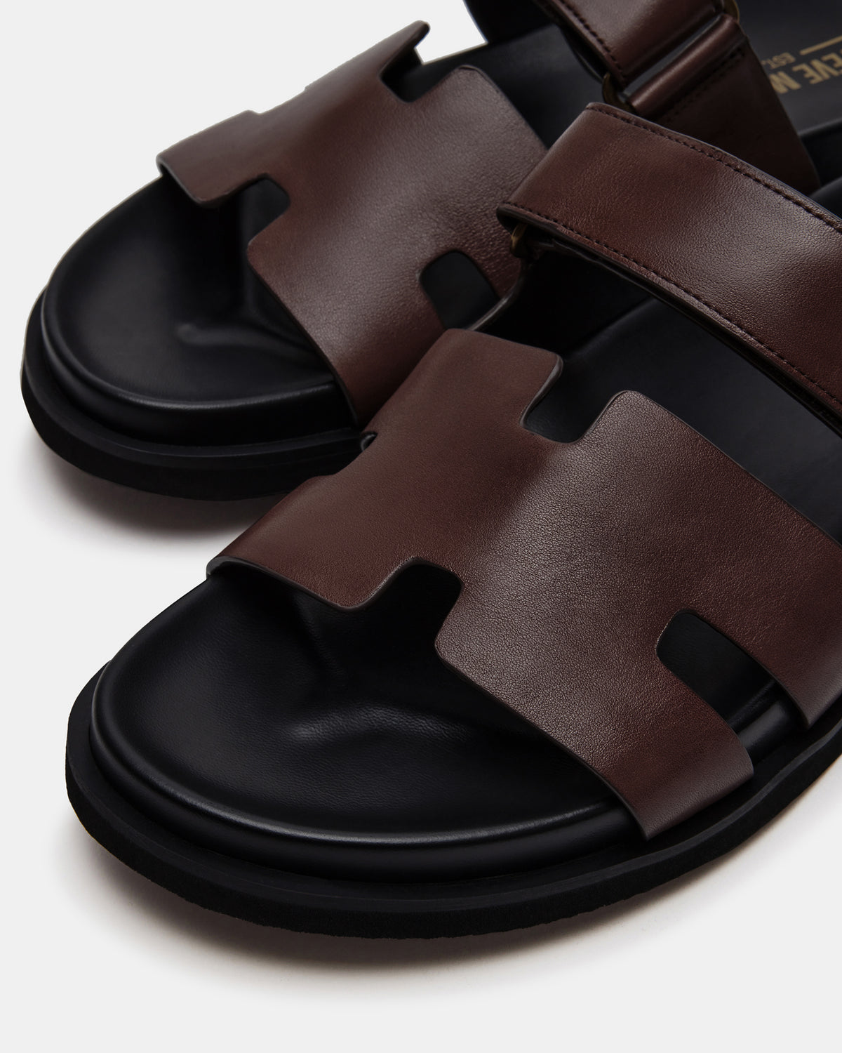 MAIVEN Brown Leather Men's Fisherman Sandal Steve Madden BROWN LEATHER