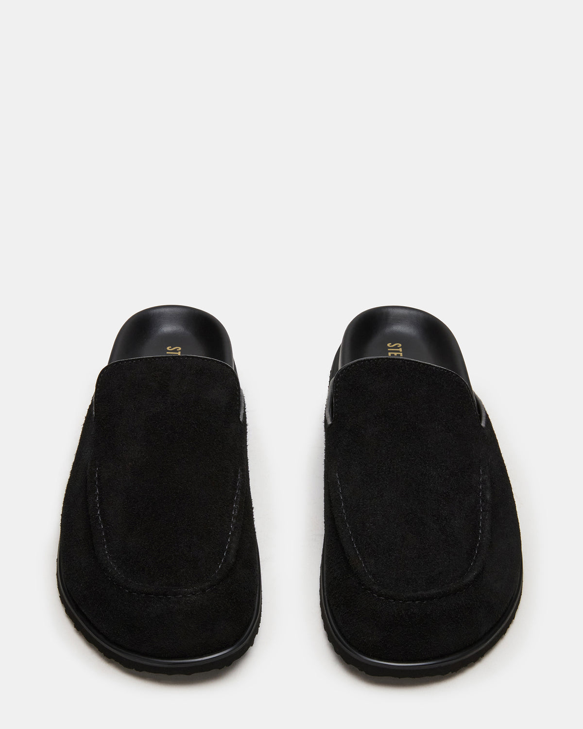 LUCIO Black Suede Slip-On Men's Casual Clog Steve Madden BLACK SUEDE