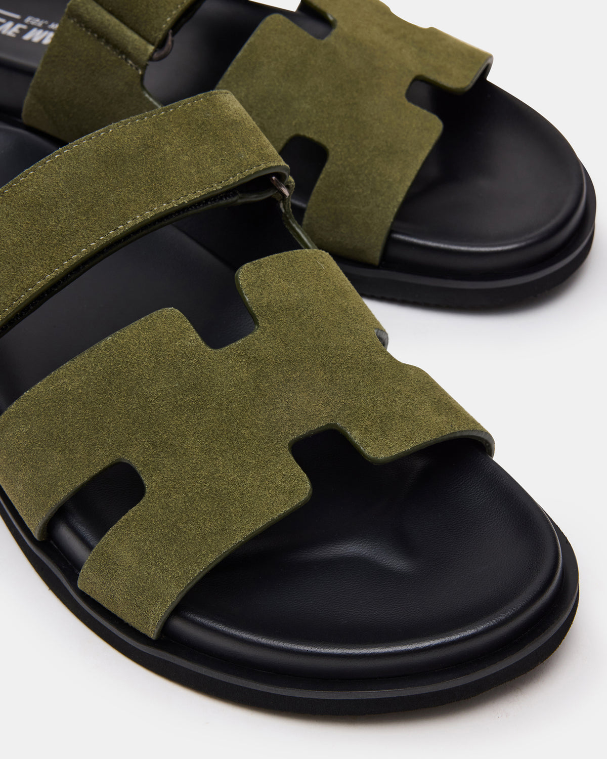 MAIVEN Green Suede Fisherman Men's Sandal Steve Madden GREEN SUEDE