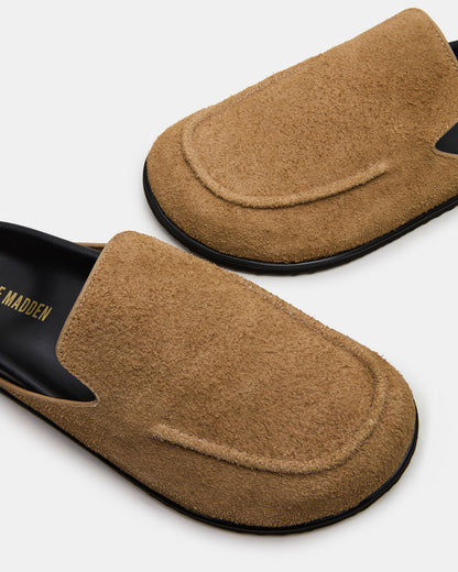 LUCIO Tan Suede Slip-On Men's Casual Clog Steve Madden TAN SUEDE
