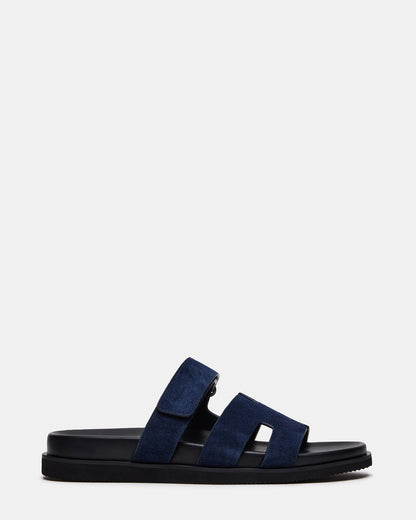 MAIVEN Navy Suede Fisherman Men's Sandal Steve Madden NAVY SUEDE