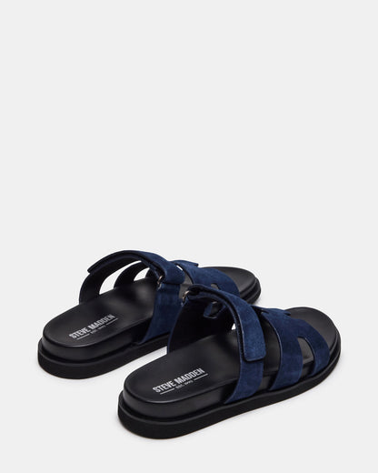 MAIVEN Navy Suede Fisherman Men's Sandal Steve Madden NAVY SUEDE