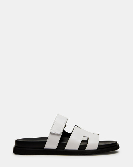 MAIVEN White Fisherman Men's Sandal Steve Madden WHITE