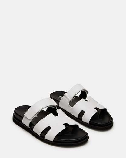 MAIVEN White Fisherman Men's Sandal Steve Madden WHITE