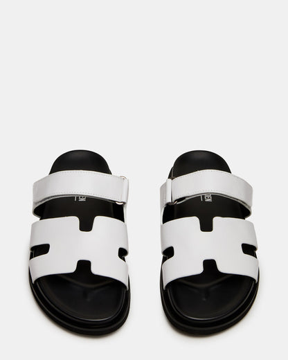 MAIVEN White Fisherman Men's Sandal Steve Madden WHITE