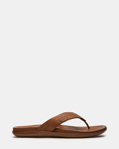 EMMETT Tan Leather Men's Thong Sandal Steve Madden TAN LEATHER
