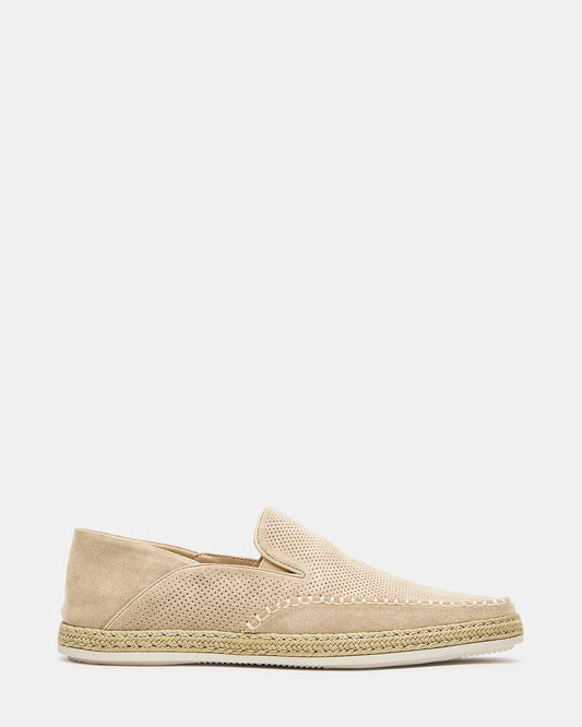 CAYDENN Off-White Slip-On Espadrille Men's Casual Loafer Steve Madden OFF-WHITE