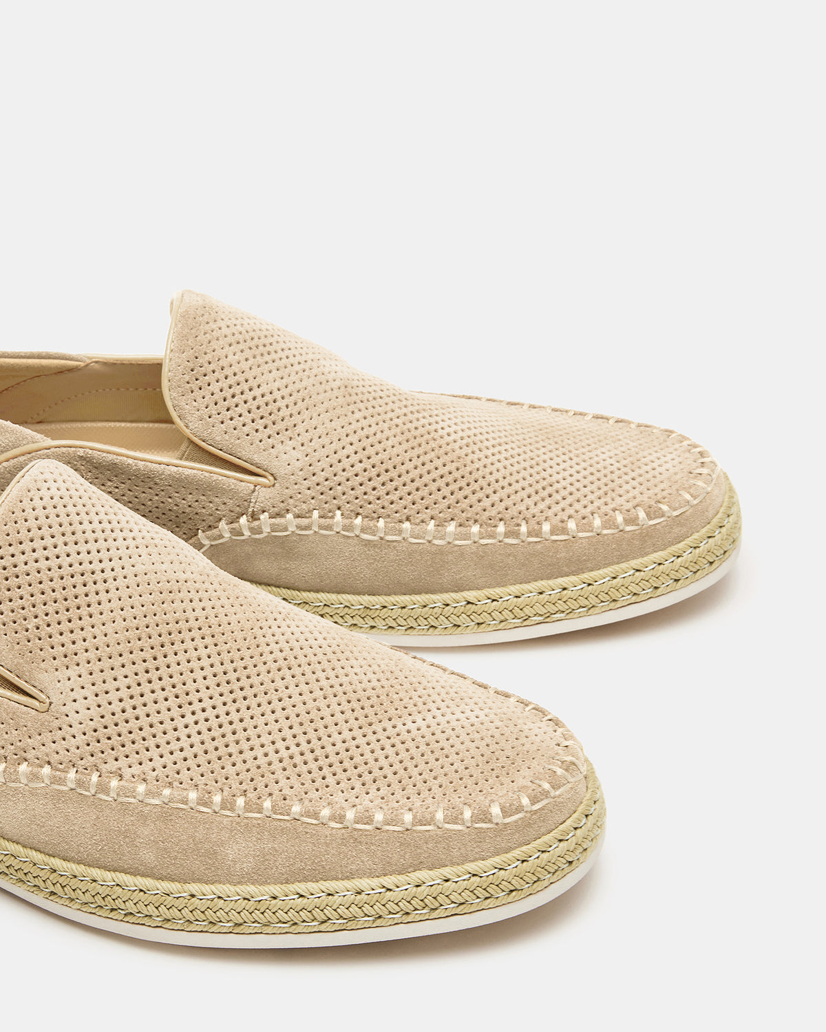 CAYDENN Off-White Slip-On Espadrille Men's Casual Loafer Steve Madden OFF-WHITE