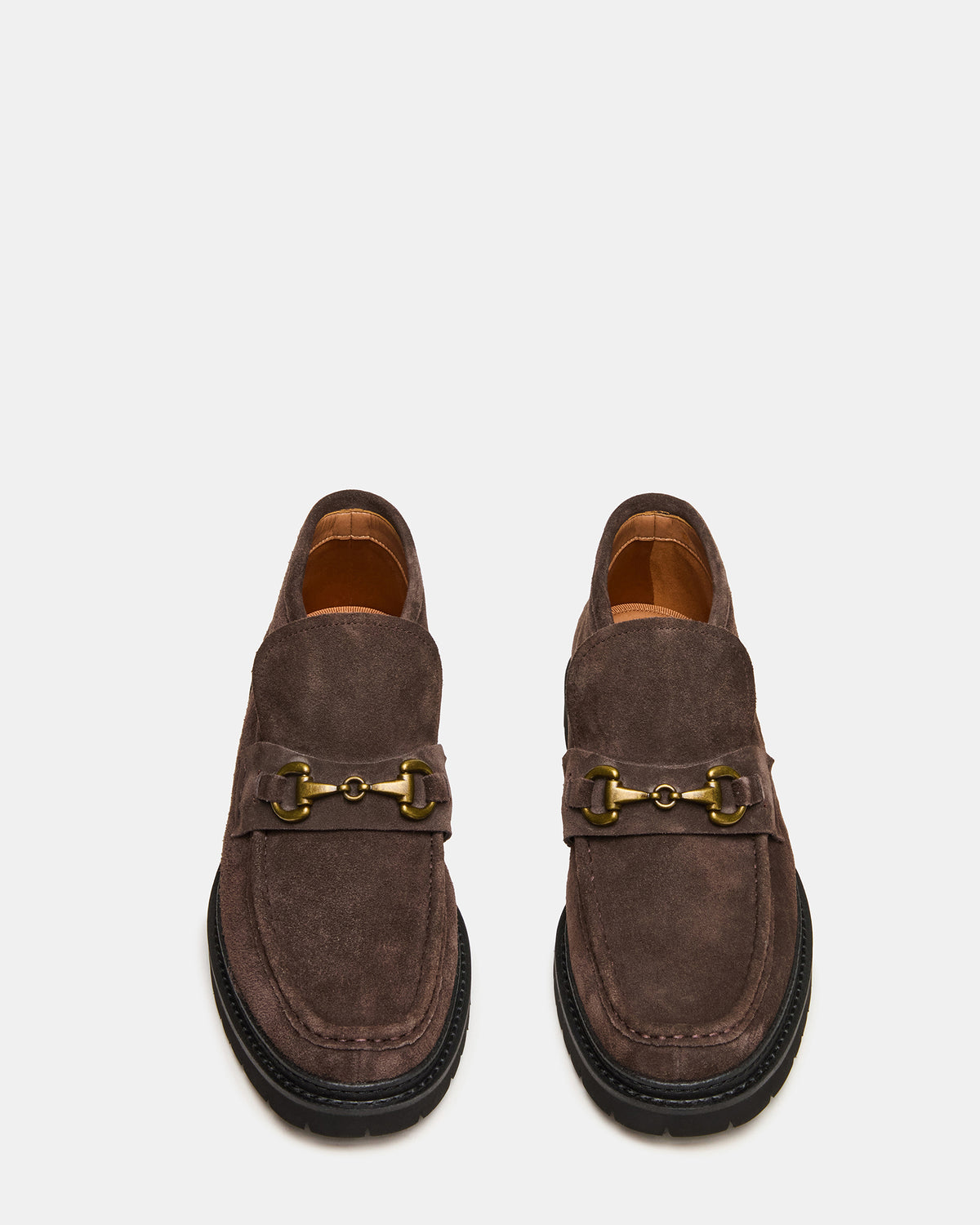 DEPUTY Chocolate Brown Suede Horsebit Moc Toe Men's Casual Ankle Boot Steve Madden CHOCOLATE BROWN SUEDE