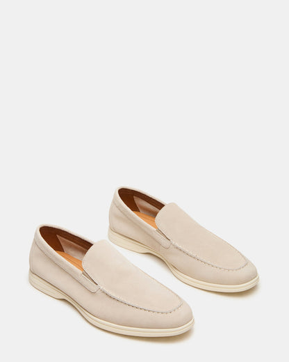 LINUX Beige Suede Slip-On Men's Casual Steve Madden BEIGE SUEDE