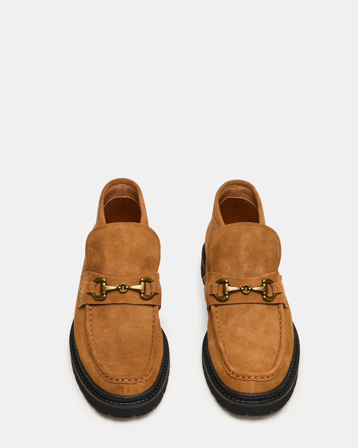DEPUTY Chestnut Suede Horsebit Moc Toe Men's Casual Ankle Boot Steve Madden CHESTNUT SUEDE