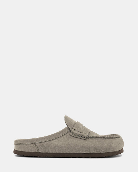 WYATT Taupe Suede Slip-On Clog Men's Casual Steve Madden TAUPE SUEDE