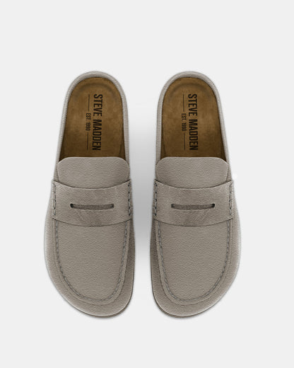 WYATT Taupe Suede Slip-On Clog Men's Casual Steve Madden TAUPE SUEDE
