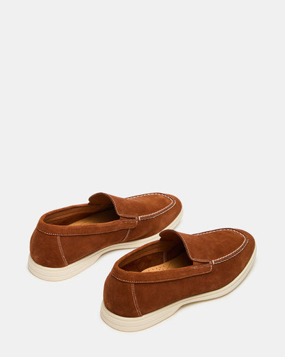 LINUX Cognac Slip-On Men's Casual Steve Madden COGNAC