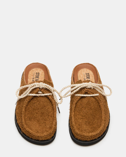 SAILOR Tan Slip-On Laces Footbed Men's Casual Shoe Steve Madden TAN