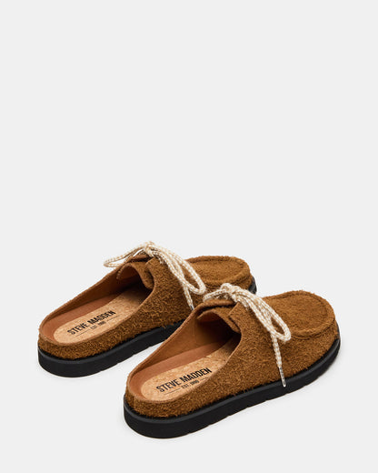 SAILOR Tan Slip-On Laces Footbed Men's Casual Shoe Steve Madden TAN