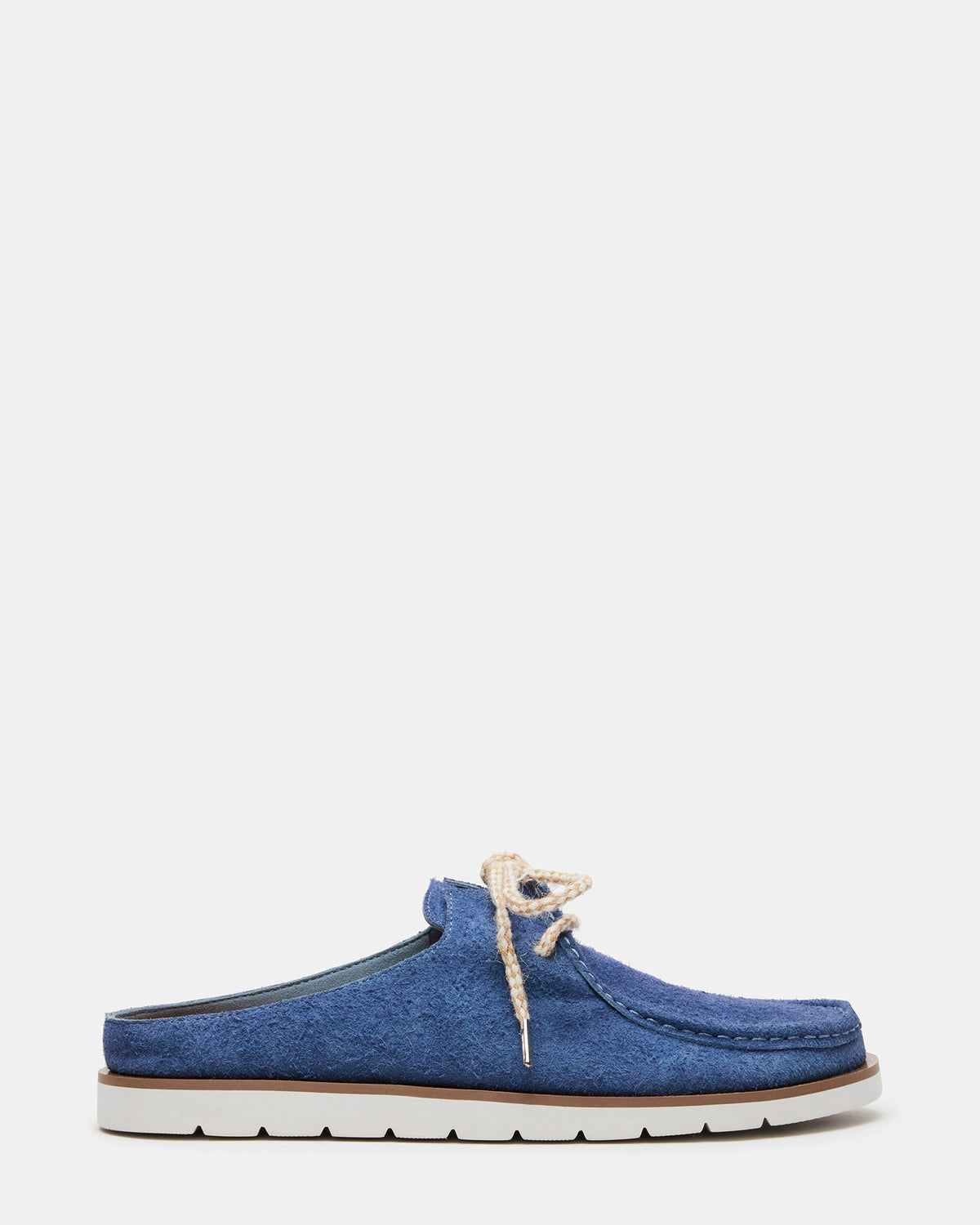 SAILOR Blue Slip-On Laces Footbed Men's Casual Shoe Steve Madden BLUE