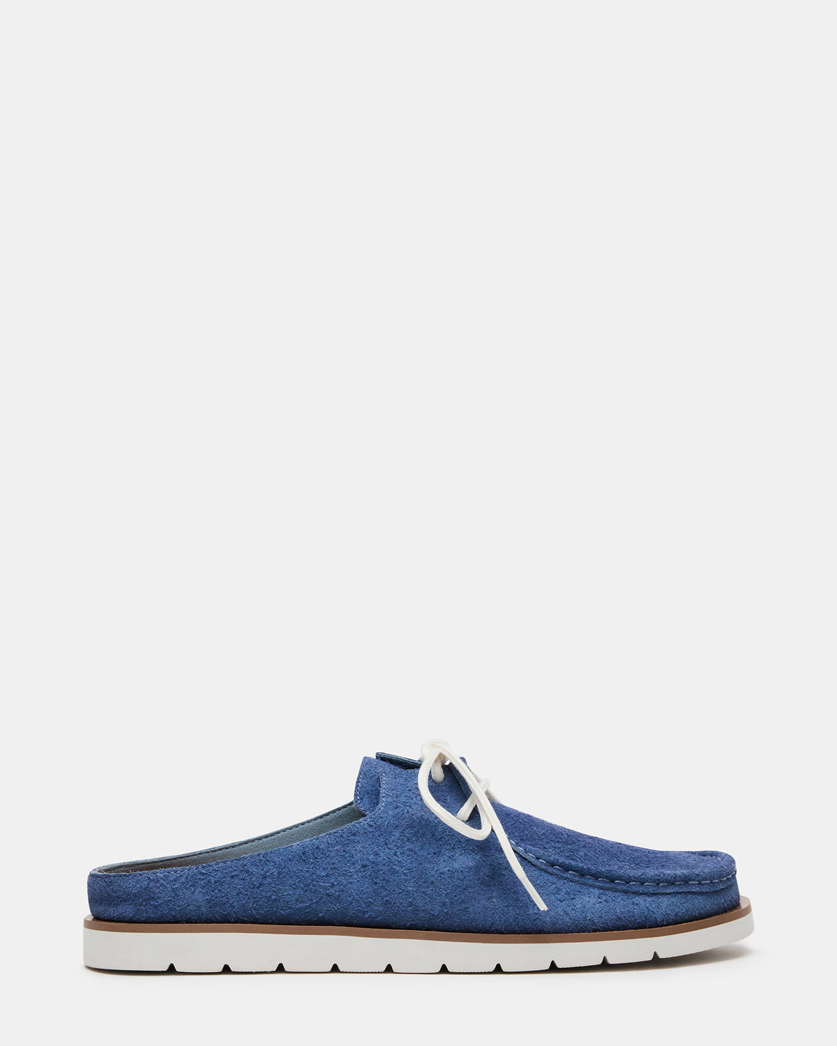 SAILOR Blue Slip-On Laces Footbed Men's Casual Shoe Steve Madden BLUE
