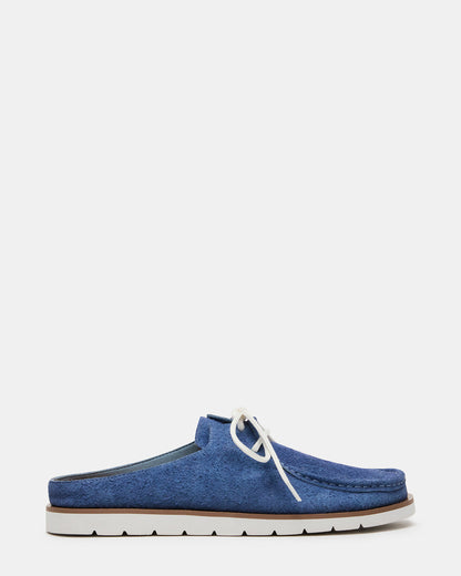 SAILOR Blue Slip-On Laces Footbed Men's Casual Shoe Steve Madden BLUE