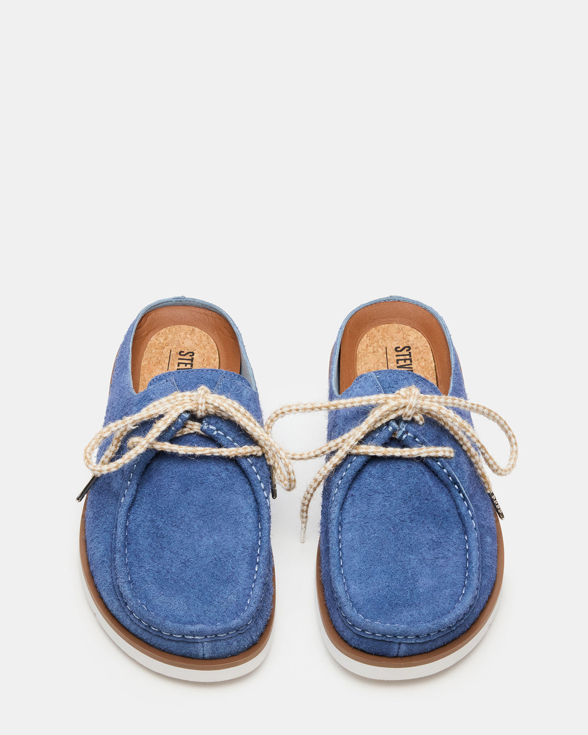 SAILOR Blue Slip-On Laces Footbed Men's Casual Shoe Steve Madden BLUE