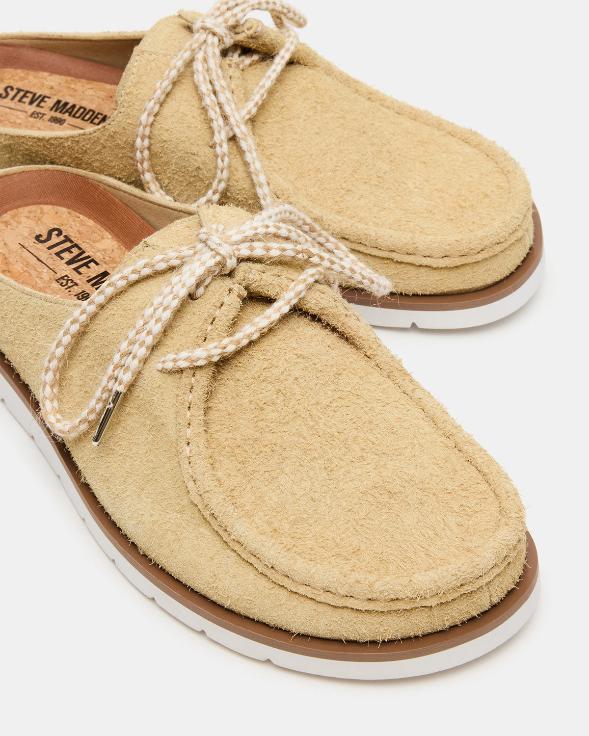SAILOR Sand Slip-On Laces Footbed Men's Casual Shoe Steve Madden SAND