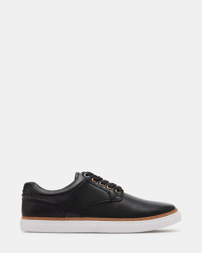 GUSS Black Low-Top Men's Casual Shoe Steve Madden BLACK