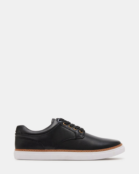 GUSS Black Low-Top Men's Casual Shoe Steve Madden BLACK