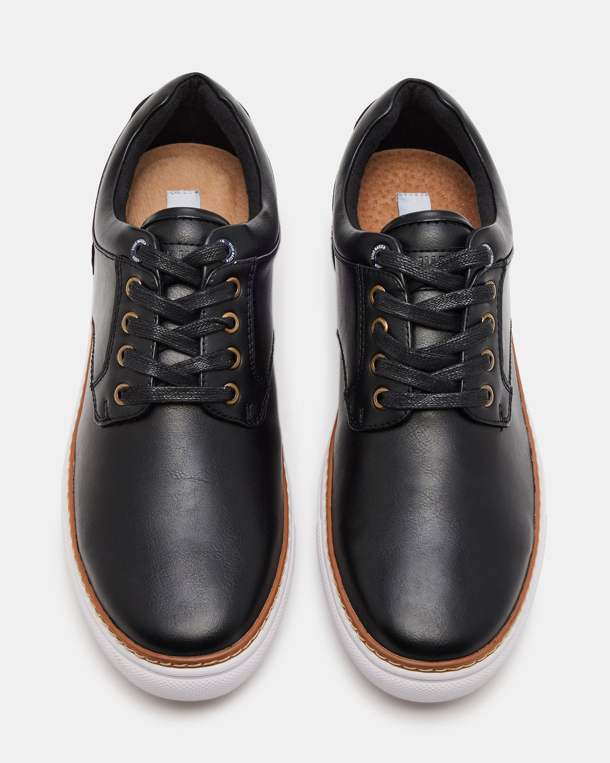 GUSS Black Low-Top Men's Casual Shoe Steve Madden BLACK