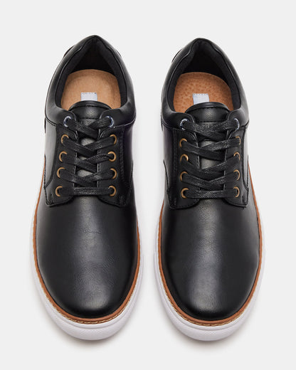 GUSS Black Low-Top Men's Casual Shoe Steve Madden BLACK
