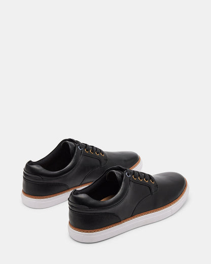 GUSS Black Low-Top Men's Casual Shoe Steve Madden BLACK