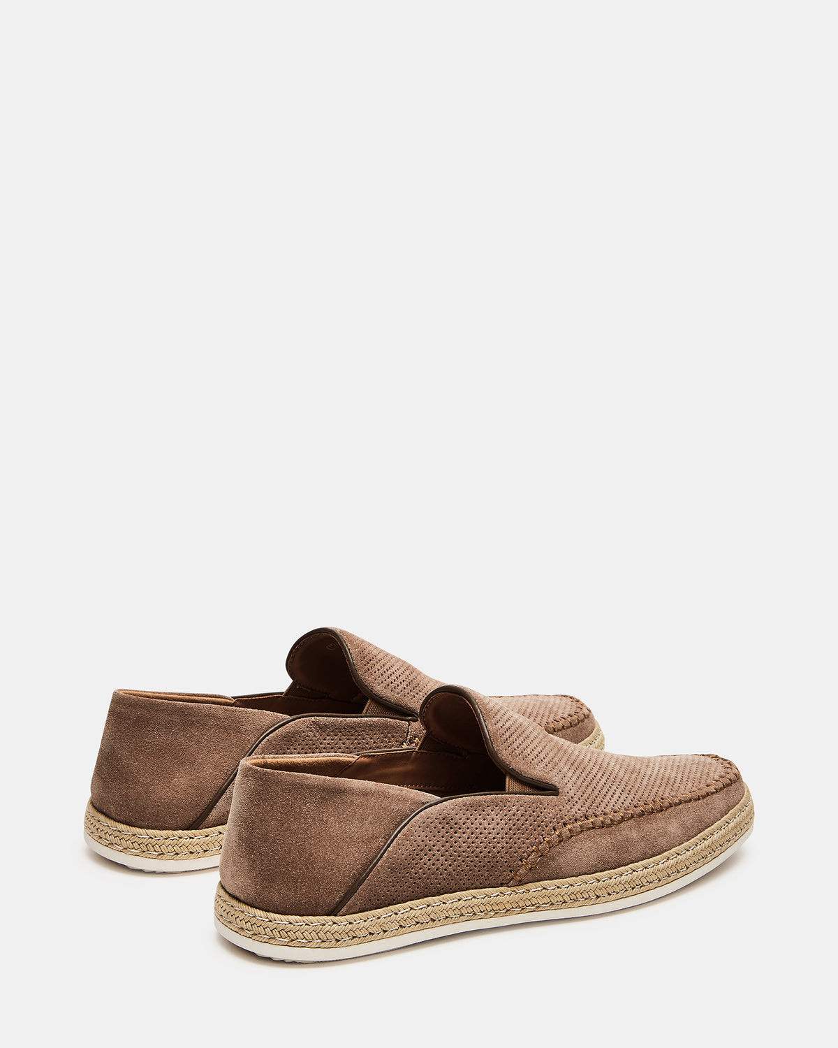 CAYDENN Tobacco Suede Slip-On Espadrille Men's Casual Loafer Steve Madden TOBACCO SUEDE