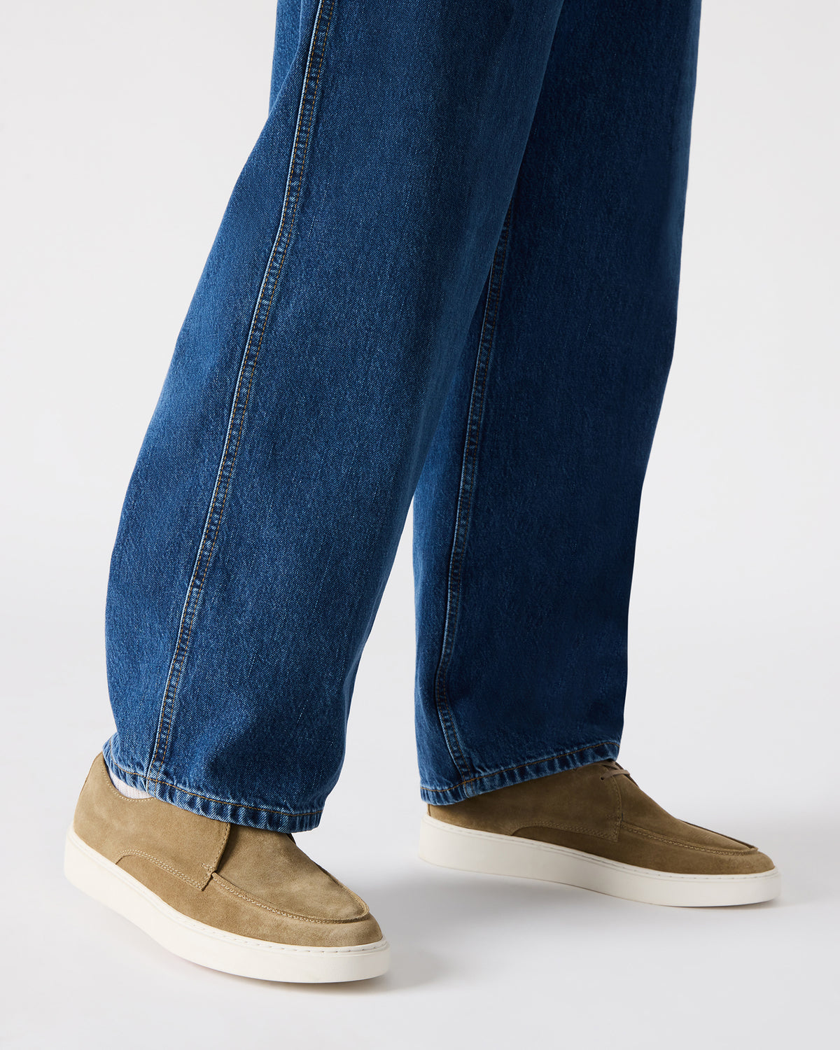 FRANKK Taupe Suede Lace-Up Men's Casual Shoe Steve Madden TAUPE SUEDE