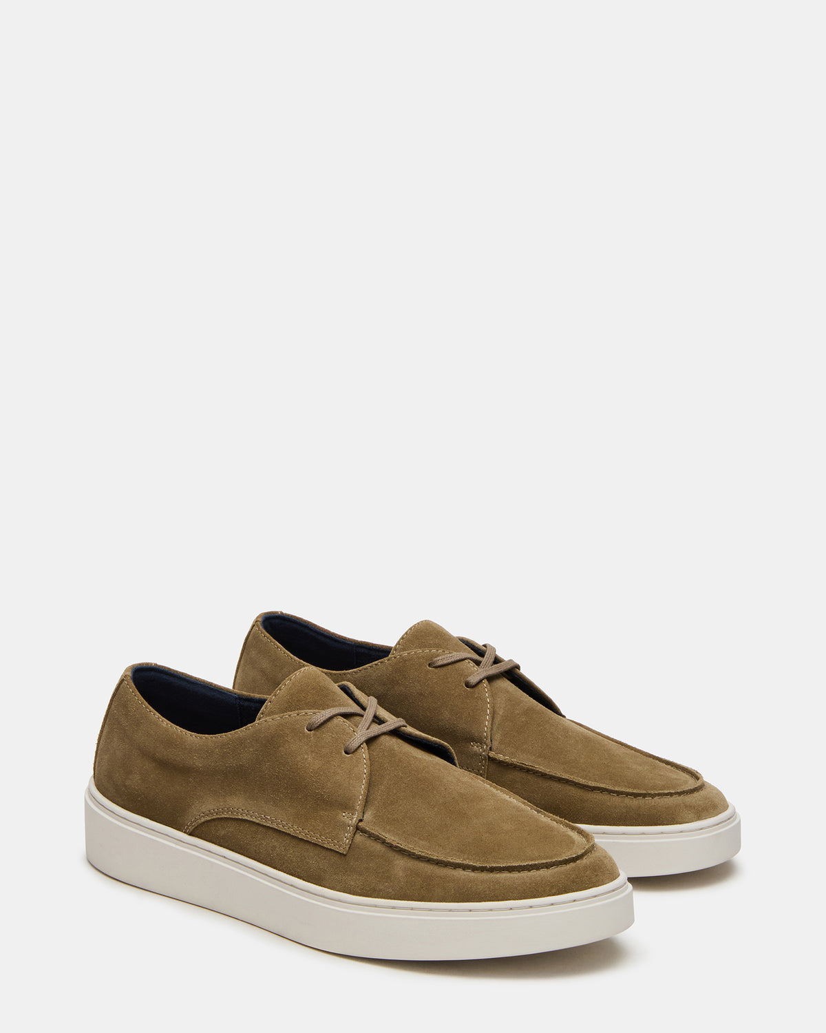 FRANKK Taupe Suede Lace-Up Men's Casual Shoe Steve Madden TAUPE SUEDE