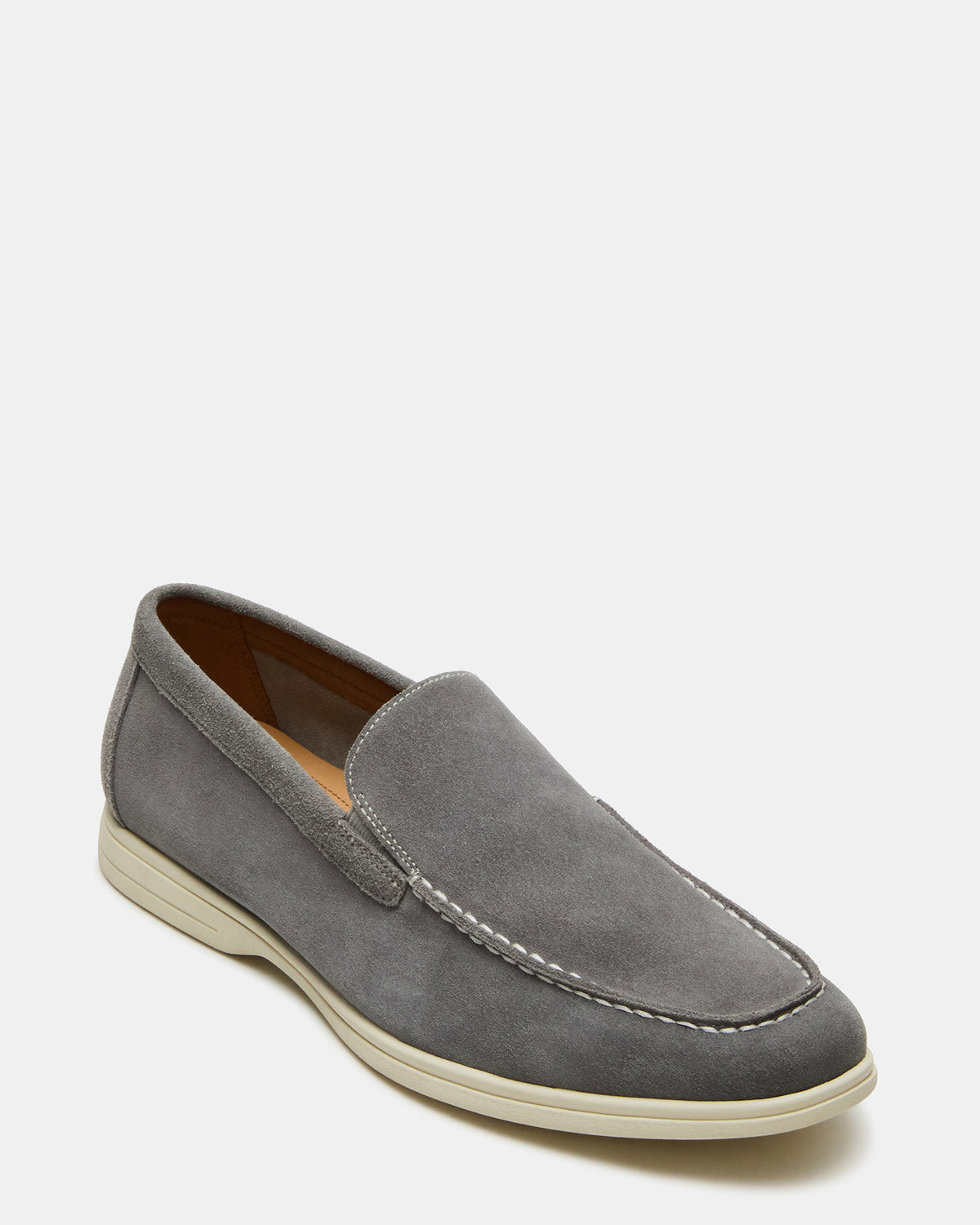 LINUX Grey Suede Slip-On Men's Casual Steve Madden GREY SUEDE